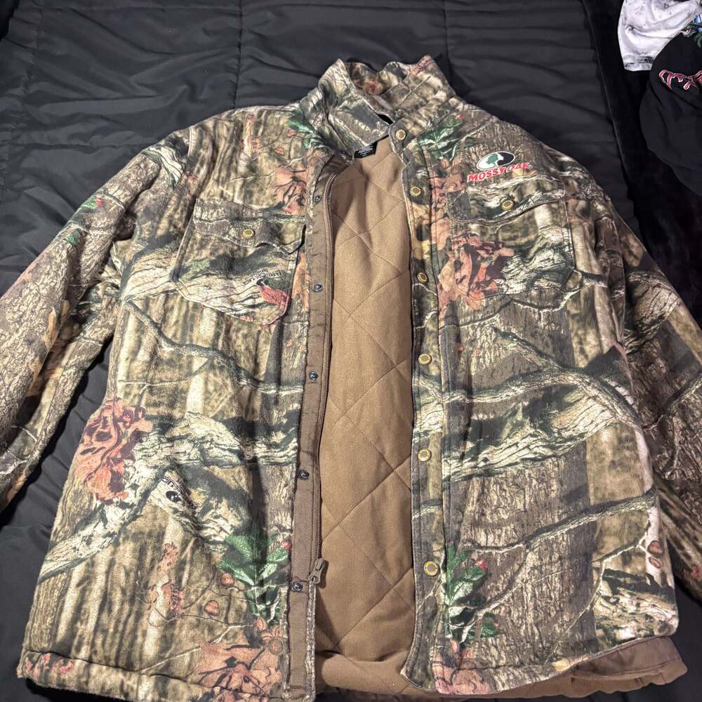 Vintage Mossy Oak Overshirt Button up Camo -